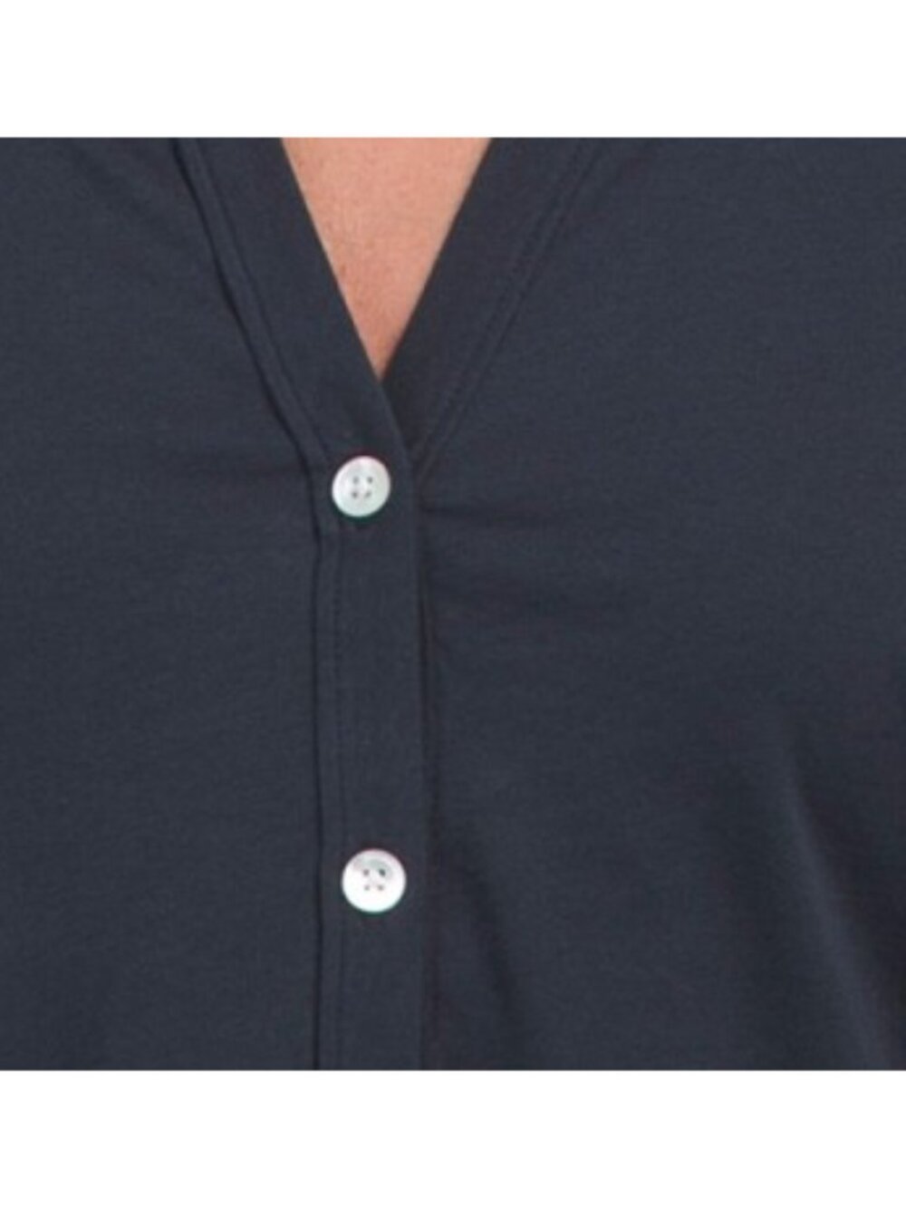 LILLA P Split Collar Button Down Shirt - Picture 3 of 3